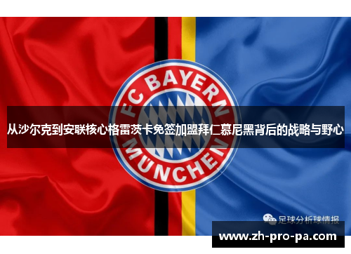 从沙尔克到安联核心格雷茨卡免签加盟拜仁慕尼黑背后的战略与野心